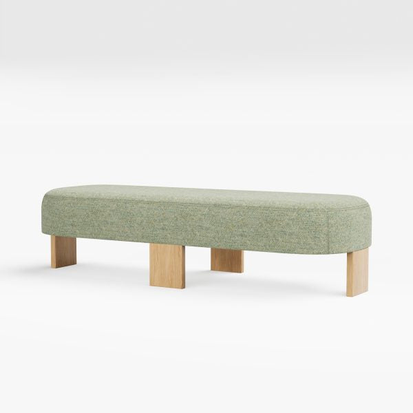 Club Ottoman - Melange Nap Woollen Fabric