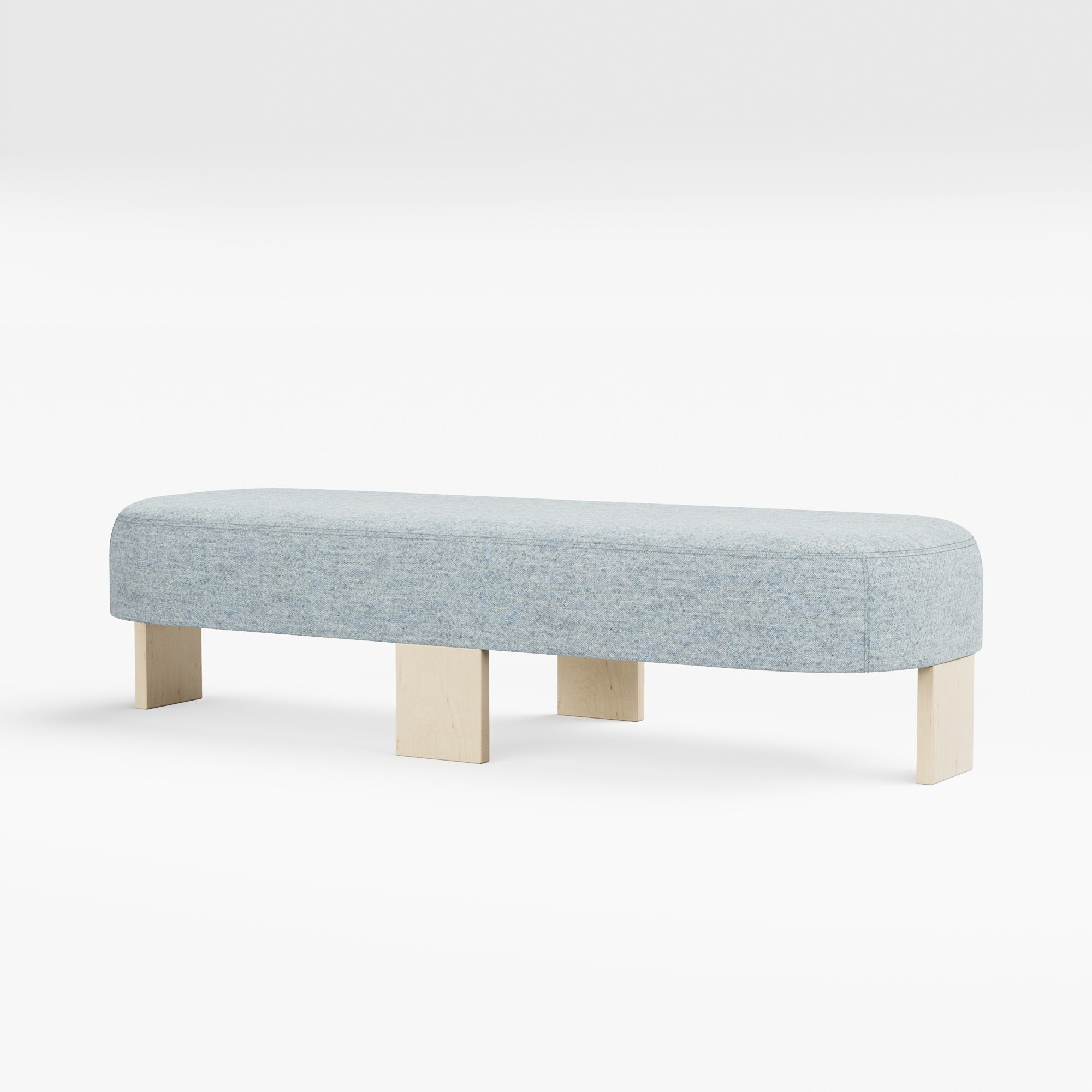 Club Ottoman - Planum Knitted Fabric