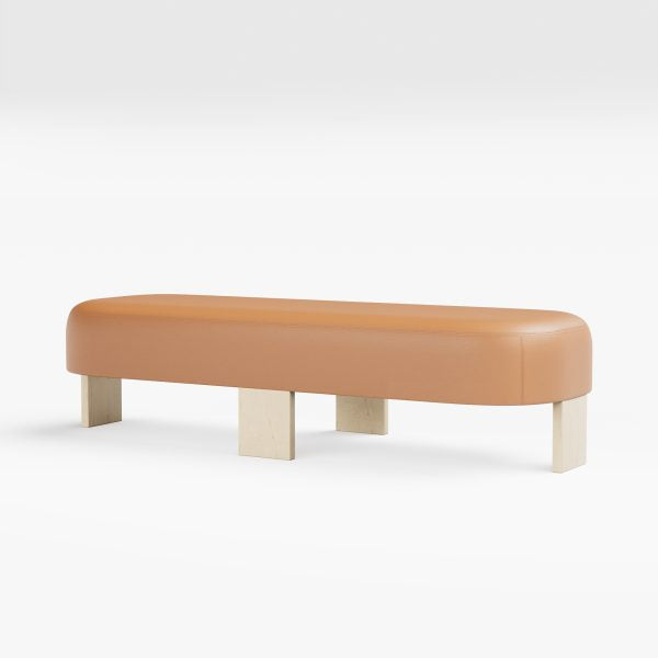 Club Ottoman - Panorama Pigmented Leather