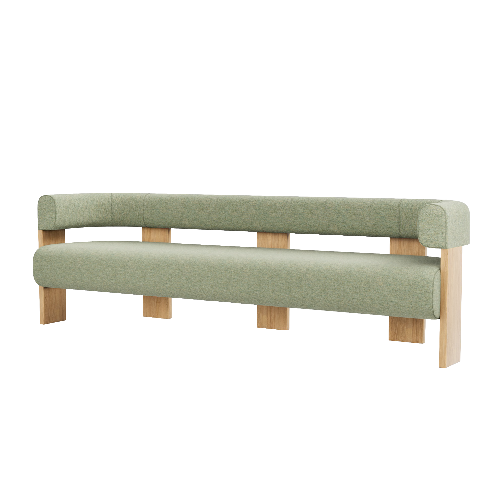 Club 3 Seater Lounge - Kvadrat Melange Nap