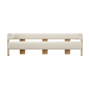 Club 3 Seater Lounge - Elle Sahco Bouclè Fabric