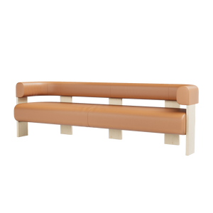 Club 3 Seater Lounge - Pelle Leather Panorama