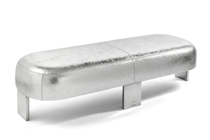 Lab Editions Silver Club Ottoman