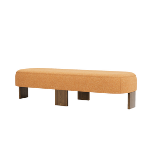Club Ottoman - Elle Curled Bouclè Fabric