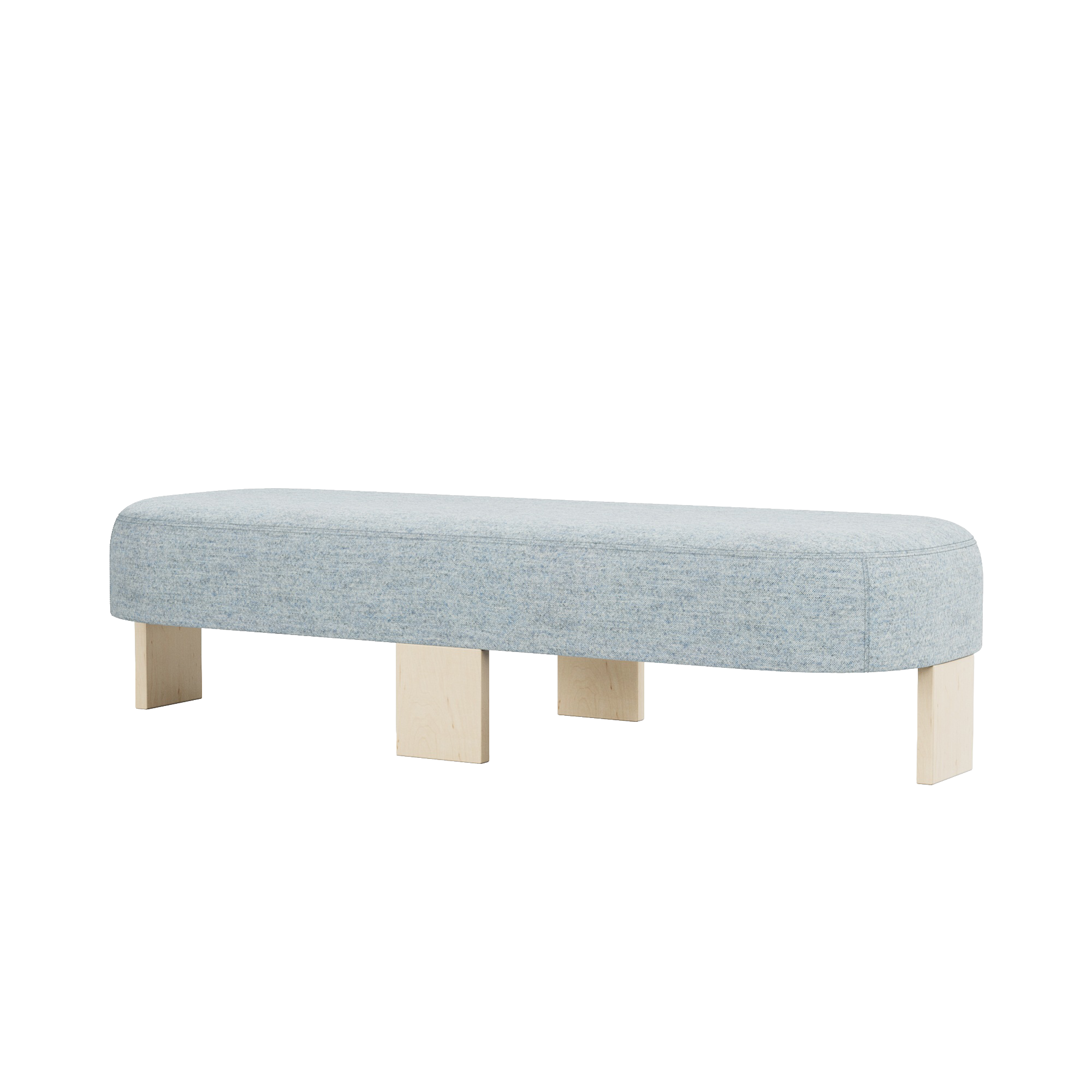 Club Ottoman - Planum Knitted Fabric
