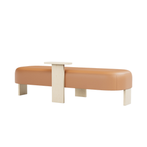 Club Ottoman - Panorama Pigmented Leather