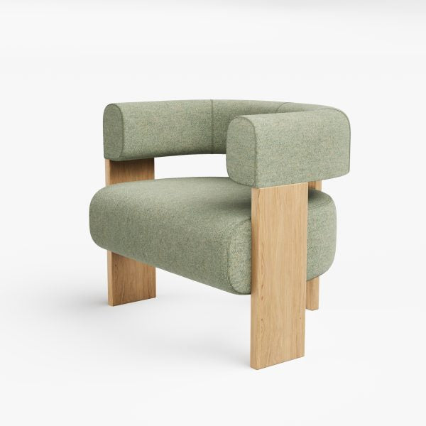 Tumbona individual Club - Kvadrat Melange Nap