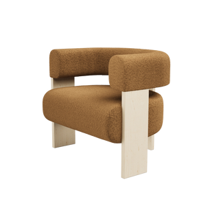 Club Single Lounger - Elle Sahco Boucle