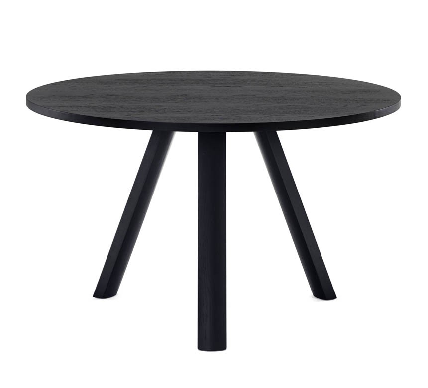 Plateau Table 1200mm Round Black, Round Black Table