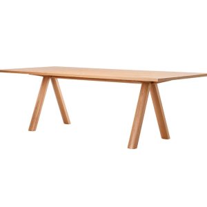Plateau table 2400 x 1000 natural wood