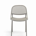 Grille Outdoors/In Chair – Stone Grey