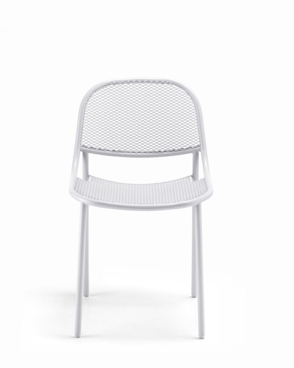 Grille Outdoors/In Chair – Matt White