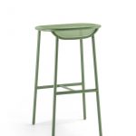 Grille Outdoors/In (750mm Seat Height) Bar Stool – Reseda Green behind