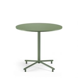 Grille Outdoors/In Star Base Table with 800mm Round Table top Reseda Green
